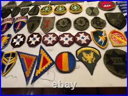 VTG US Army Military Patch pins Buttons Mixed Lot over 258 WWII Korea Vietnam
