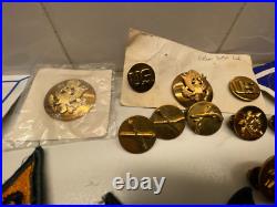 VTG US Army Military Patch pins Buttons Mixed Lot over 258 WWII Korea Vietnam