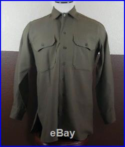VTG WW2 US Army Uniform Sz36 Ike Jacket Patches Pants & Shirt USA Made