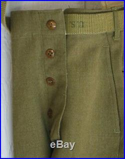 VTG WWII WW2 MILITARY DRESS UNIFORM US ARMY ARTILLERY NAMED NUMBERED b48c ST135