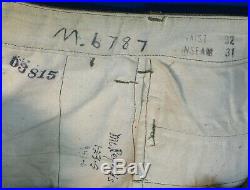 VTG WWII WW2 MILITARY DRESS UNIFORM US ARMY ARTILLERY NAMED NUMBERED b48c ST135