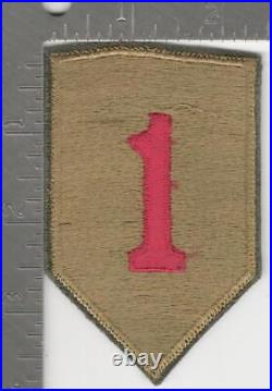 Variation #11 British Made WW 2 US Army 1st Infantry Division Patch Inv# K0108