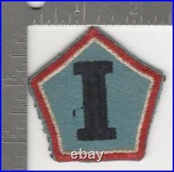 Variation#5 British Made WW 2 US Army 1st Army Group Black Back Patch Inv# K0605