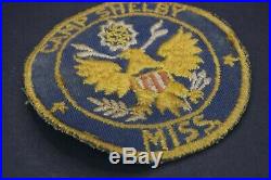 Very RARE WWII Era CAMP SHELBY Mississippi Twill Patch U. S. Army 442nd WAC