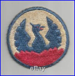 Very Rare Right Faceing WW 2 US Army Southeast Asia Command Patch Inv# A527