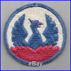 Very Rare Right Faceing WW 2 US Army Southeast Asia Command Patch Inv# A540