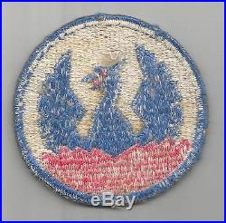 Very Rare Right Faceing WW 2 US Army Southeast Asia Command Patch Inv# A540