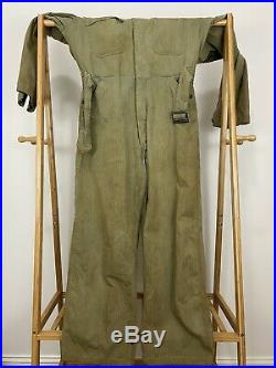 Vintage 1940s WWII US Army HBT Coveralls Patches 13 StarsSee measurements