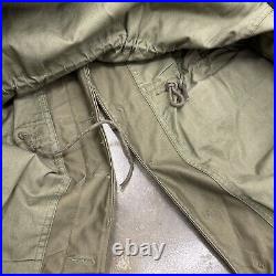 Vintage 1943 US Army Field Jacket With Mt. Fuji Patch Stenciled Size 40 L