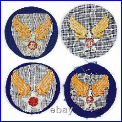 Vintage Authentic WWII US Army Mixed Air Corps Air Force 39 Patch Collection -A
