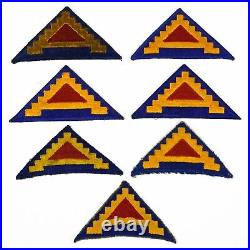Vintage Authentic WWII US Army Mixed Field Army 52 Patch Collection -A