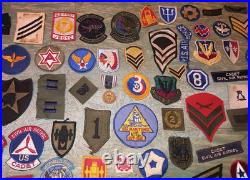 Vintage Lot 80 Military Patches WW2 Vietnam Korea Germany Army America 40s -60s