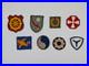Vintage Lot of 8 WW2 US Army Insignia Patches