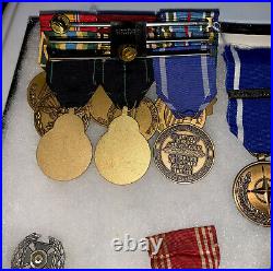 Vintage Military Lot Medals -Patches-Buttons -WW2-Vietnam-US-Army/Navy/READ