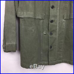 Vintage Original Korean Vietnam War WWII Us Army Combat Shirt Patches Button