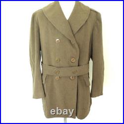 Vintage Original Us Army Officer Uniform Regulation Coat Ww2 1942 Patch Shaef