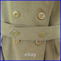Vintage Original Us Army Officer Uniform Regulation Coat Ww2 1942 Patch Shaef