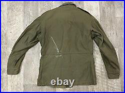 Vintage Post WW2 Japan Occupation Era US Army Field Coat Jacket Ryukyu Patch M43