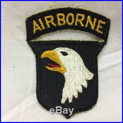 Vintage US 101st Army Airborne Infantry Division Patch Set 101 WWII