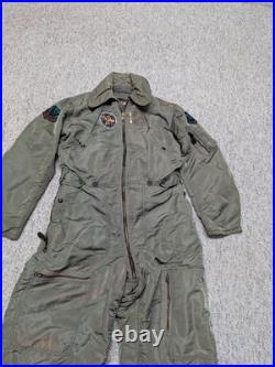 Vintage US ARMY military USAF flying 1PC SUIT patches M long CWU/1P wwii 1950s