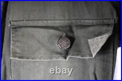 Vintage US Army 13 Star Herring Bone Twill Mechanic Coveralls Mens Size Medium