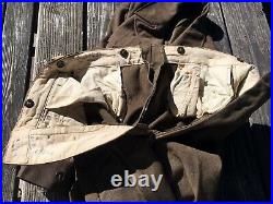 Vintage US Army WWII Officer's Wool Ike Jacket and Pants 1st Cavalry Patch 1944