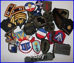Vintage US Military Patches Collectible Army Patches WWII Patches Vietnam
