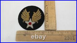 Vintage United States Army Air Corps Bullion Patch AL