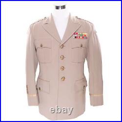 Vintage Us Army Uniform Officer Dress Jacket Patch Post Ww2 Size 42