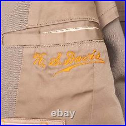 Vintage Us Army Uniform Officer Dress Jacket Patch Post Ww2 Size 42
