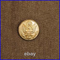 Vintage Us Army Uniform Wool Dress Jacket Patch 1940s Ww2 Size 40s