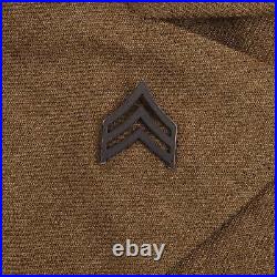 Vintage Us Army Uniform Wool Dress Jacket Patch 1940s Ww2 Size 40s