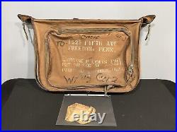 Vintage WW2 Era US Army Air Force Pilot's Travel Case WithPinup Girl Paintings