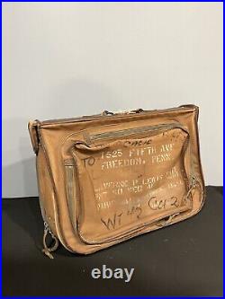 Vintage WW2 Era US Army Air Force Pilot's Travel Case WithPinup Girl Paintings