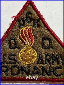 Vintage WW2 PGH O D U S Army Ordinance Department Patch