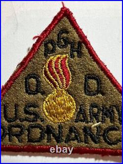 Vintage WW2 PGH O D U S Army Ordinance Department Patch