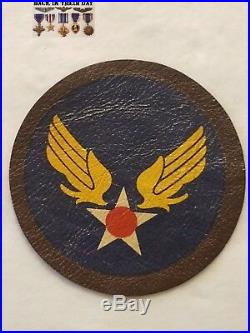 Vintage WW2 WWII US Army Air Corps Air US Army Air Force Leather Painted Patch