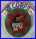 Vintage WWII Era VII Corps US Army Jayhawks Had AOA Removed From Patch