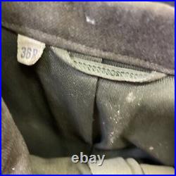 Vintage WWII US Army wool uniform patched T. D. M jacket 36r pants 32x31 tie