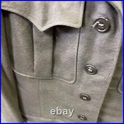 Vintage WWII US Army wool uniform patched T. D. M jacket 36r pants 32x31 tie