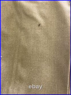Vintage WWII US Army wool uniform patched T. D. M jacket 36r pants 32x31 tie
