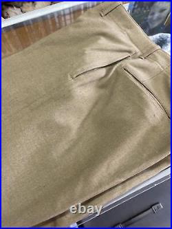 Vintage WWII US Army wool uniform patched T. D. M jacket 36r pants 32x31 tie