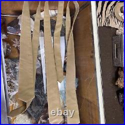 Vintage WWII US Army wool uniform patched T. D. M jacket 36r pants 32x31 tie