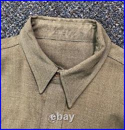 Vintage WWII US Military Wool Shirt Uniform Patches Army Air Forces