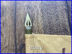 Vintage WWII/ Vietnam Era Guidon Unit Flag US Army Military With Pole Free Ship