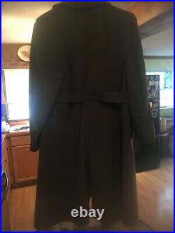 Vintage World War 2 Era Us Army Issue Trenchcoat