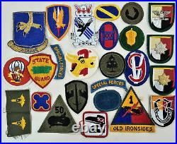 Vintage Ww2 & Later Issue Us Army Air Force Uniform Unit Sleeve Patch Badges 25