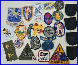 Vintage Ww2 & Later Issue Us Army Air Force Uniform Unit Sleeve Patch Badges 25