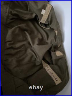 Vtg 1943 WWII Australian Made Eisenhower US ARMY jacket Ribbon Bar Patches Name