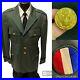 Vtg 40's US Army Officers Dress Jacket Military World War Ground Forces Patch 42